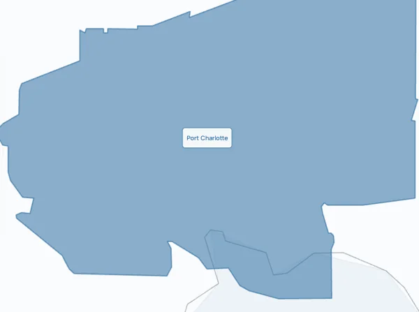 Illustrated map of Port Charlotte
