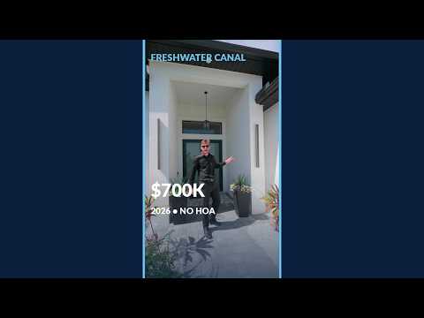 Published video thumbnail for Cape Coral Florida NEW 2026 Pool Home $700K | Freshwater Canal, No HOA