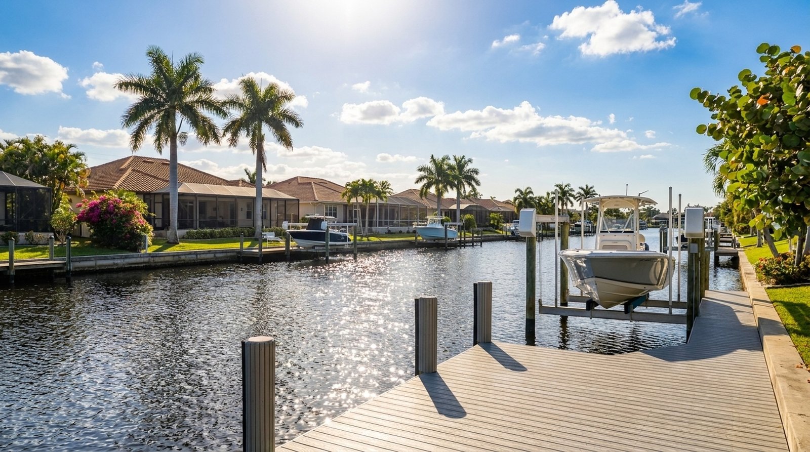Cape Coral waterfront canal homes